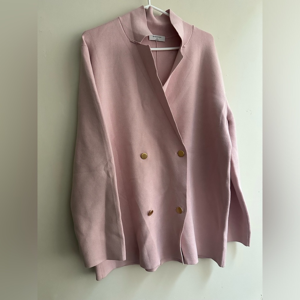 Babaton Cover Cardigan Knit double-breasted blazer